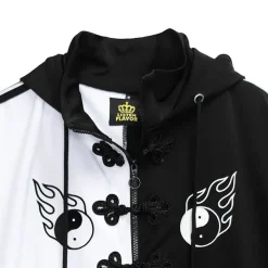 LISTEN FLAVOR Yin-Yang China Mesh Jersey Hoodie