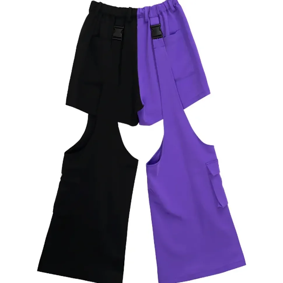 LISTEN FLAVOR Zettai Ryoiki Buckle 2-Way Pants