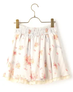 LIZ LISA Bouquet Pattern Sukapan Skirt