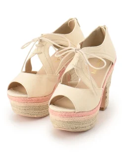 LIZ LISA Colorful Jute Sandals