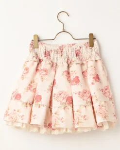 LIZ LISA Dot Floral Sukapan Skirt