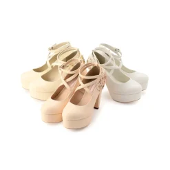 LIZ LISA Flower Motif Pumps