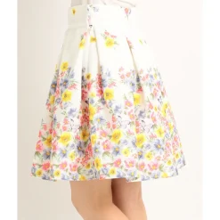 LIZ LISA Lace & Flower Skirt