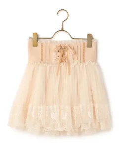LIZ LISA Pleated Tulle Sukapan Skirt