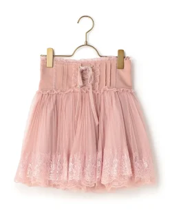 LIZ LISA Pleated Tulle Sukapan Skirt