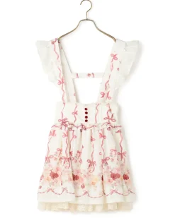 LIZ LISA Rose Ribbon Skirt