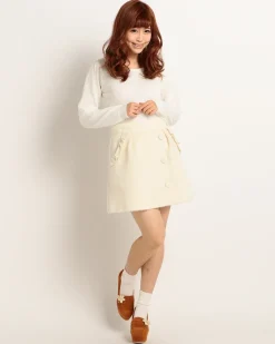 LIZ LISA Ruffle Pocket Skirt