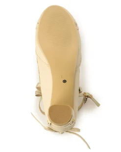 LIZ LISA Triple Ribbon Strap Pumps