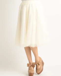 LIZ LISA Tulle Midi Skirt