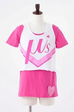 Love Live! Happy Maker! Kotori/Rin T-Shirt Cosplay Set