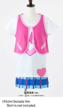 Love Live! Happy Maker! Umi/Eli/Nozomi/Hanayo T-Shirt Cosplay Set