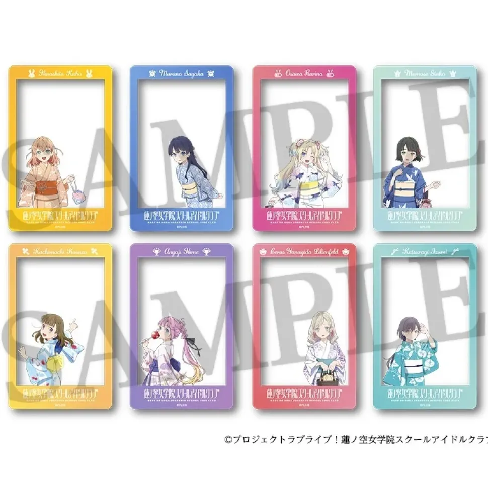 Love Live! Hasu no Sora Jogakuin School Idol Club (Hokkoku Fireworks 2025) Tradable Social Media Style Clear Card (Set of 3)