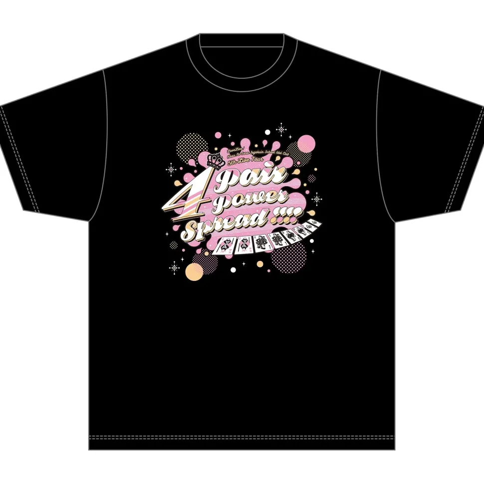 Love Live! Hasu no Sora Jogakuin School Idol Club 5th Live Tour ~4Pair Power Spread!!!!~ T-shirt Cerise Bouquet