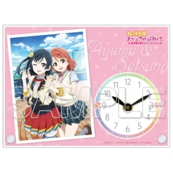 Love Live! Nijigasaki High School Idol Club Ayumu Uehara & Setsuna Yuki Acrylic Clock