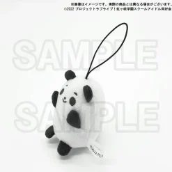 Love Live! Nijigasaki High School Idol Club Nijigasaki High School Store Official Memorial Item TV Animation 2nd Season Vol. 4: Matching Panda Keychain & DiverDiva Translucent Poster Set