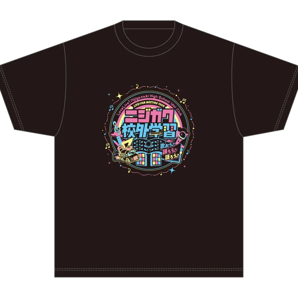 Love Live! Nijigasaki High School Idol Club LIVE&FAN MEETING TOUR Nijigaku Field Trip ~Sing♪Dance♪Talk♪~ T-Shirt