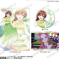 Love Live! Nijigasaki High School Idol Club Nijigasaki High School Store Birthday Present Emma Verde Celebration Set