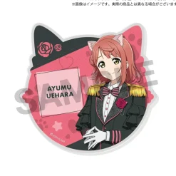 Love Live! Nijigasaki High School Idol Club (Gentle Nyangasaki) Cat-shaped Acrylic coaster (Set of 3)