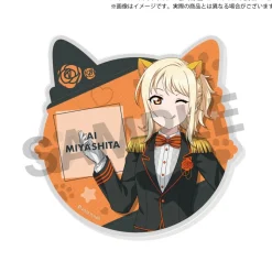 Love Live! Nijigasaki High School Idol Club (Gentle Nyangasaki) Cat-shaped Acrylic coaster (Set of 3)
