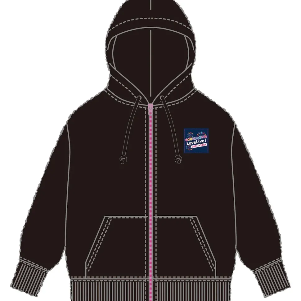 Love Live! Series Presents COUNTDOWN LoveLive! 2021→2022 〜LIVE with a smile!〜 Boa Fleece Hoodie