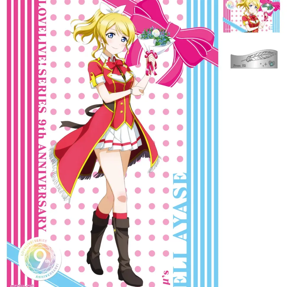 Love Live! Series 9th Anniversary Memorial Goods Matching Set Vol. 2 (Eli / Riko / Kasumi)