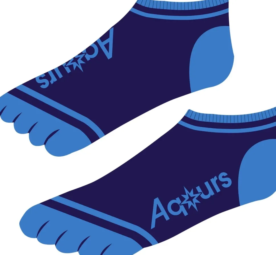 Love Live! Sunshine!! Aqours 5th Anniversary LoveLive! ~LET'S GO WONDER TRIP~ Toe Socks
