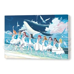 Love Live! Sunshine!! Aqours 5th Anniversary Special Tribute Illustration Canvas Art