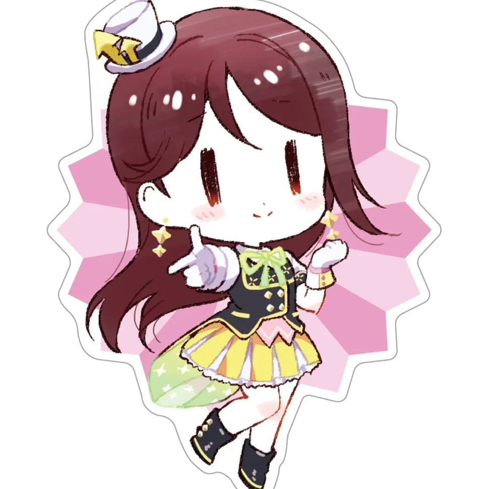 Love Live! Sunshine!! Aqours 6th LoveLive! ~KU-RU-KU-RU Rock 'n' Roll TOUR~<WINDY STAGE> Trading Mask Charm