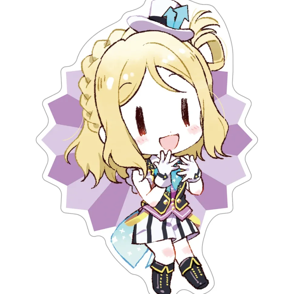 Love Live! Sunshine!! Aqours 6th LoveLive! ~KU-RU-KU-RU Rock 'n' Roll TOUR~<WINDY STAGE> Trading Mask Charm