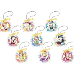 Love Live! Sunshine!! Floral Acrylic Keychain Collection