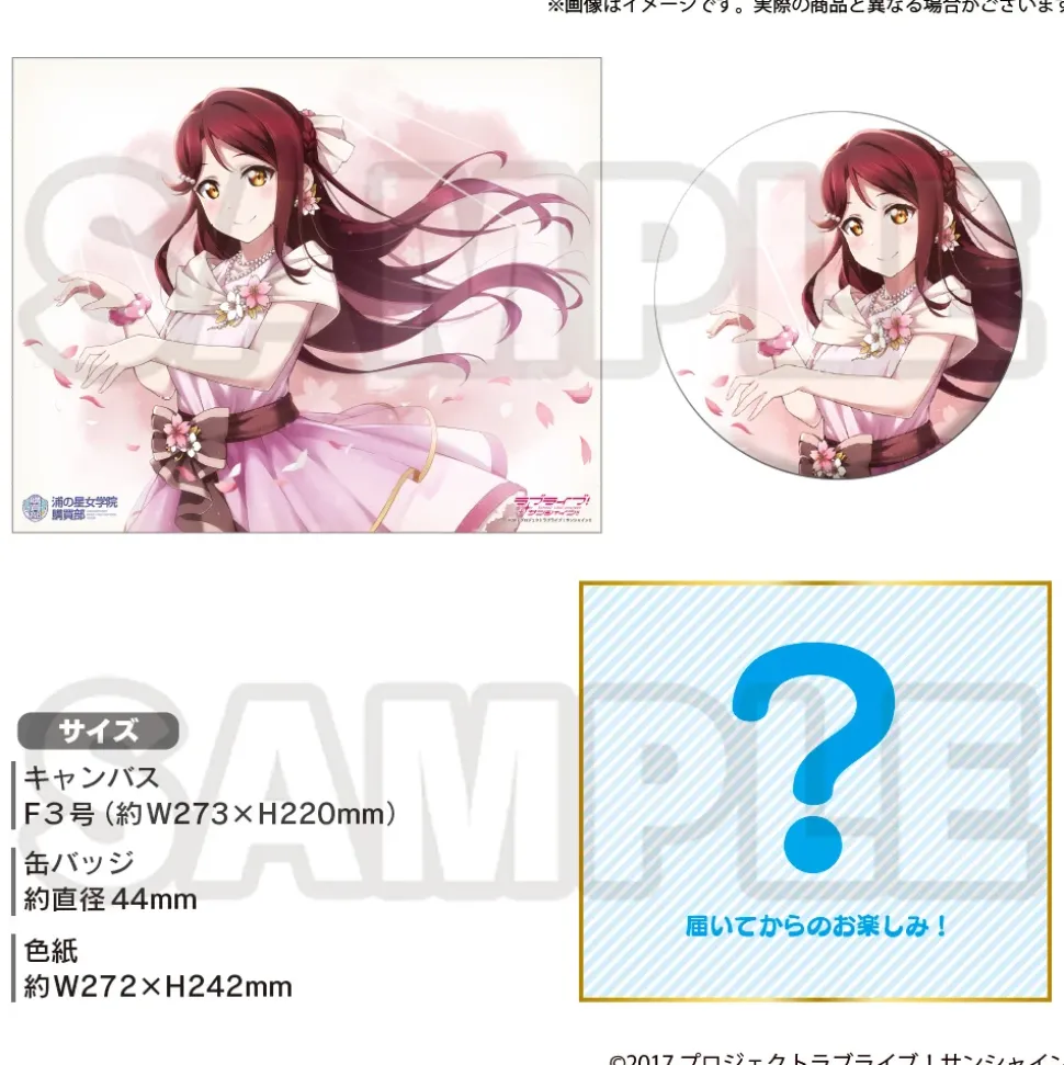 Love Live! Sunshine!! Uranohoshi Girls' High School Store Birthday Present Vol. 3 Riko Sakurauchi Celebration Set