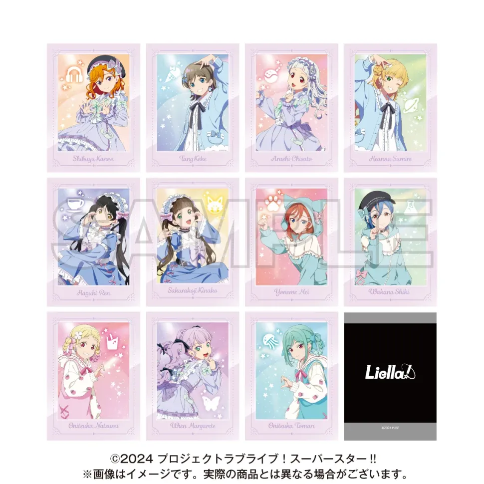 Love Live! Superstar!! Yume Kawa Girly Collection 2025 Random Instant Photo-style Card (1 Pack)