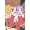Lucky Star Towel Blanket Kagami Hiiragi & Tsukasa Hiiragi: Shrine Maiden Ver. (Re-run)