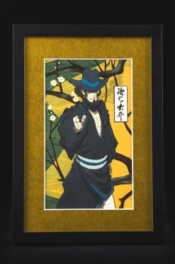 Lupin the Third Ukiyoe Woodblook Print - Daisuke Jigen