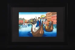 Lupin the Third Ukiyoe Woodblook Print - Aquatic Detective Story