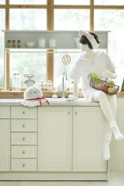 Mafumafu Fluffy Heart Socks