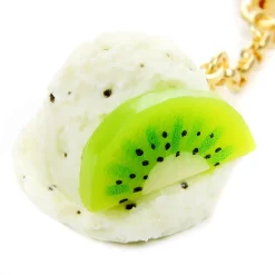 Marché du Q-pot. Kiwi Ice Cream Bag Charm