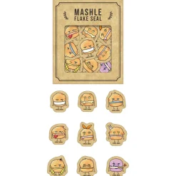 Mashle: Magic and Muscles [Jump Festa 2024] Puff Form Flake Stickers Set