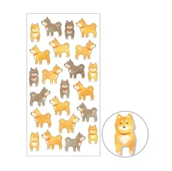 Masking Seal Shiba Inu Stickers