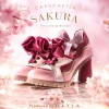 MAYLA Cardcaptor Sakura Iconique Heel Sneakers Ribboned Rose