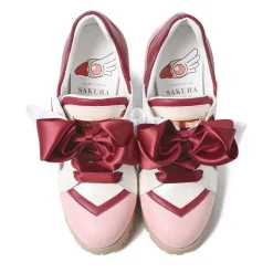 MAYLA Cardcaptor Sakura Iconique Heel Sneakers Ribboned Rose
