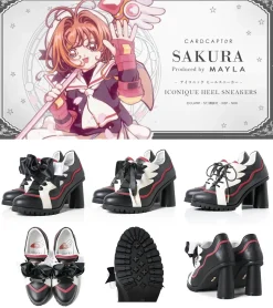 MAYLA Cardcaptor Sakura Iconique Heel Sneakers Academic Nocturne
