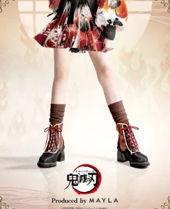 MAYLA Demon Slayer: Kimetsu no Yaiba Iconique Shoes Objet Boots Kyojuro Rengoku