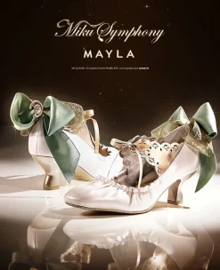 MAYLA Hatsune Miku Symphony Iconique Shoes Objet Pumps [Miku Symphony]