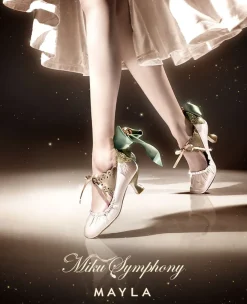 MAYLA Hatsune Miku Symphony Iconique Shoes Objet Pumps [Miku Symphony]