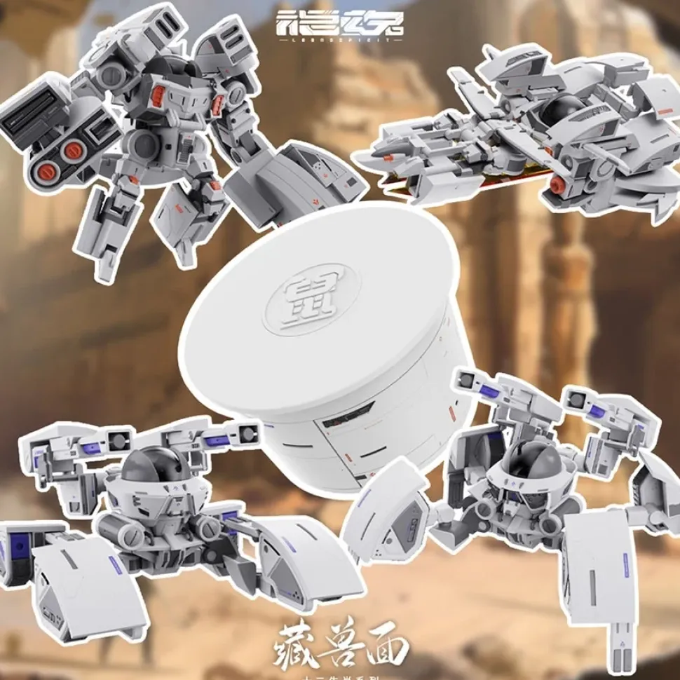 Mecha Beast in Cup Noodle Zodiac Mecha Series Rat Non-Scale Plastic Model Kit