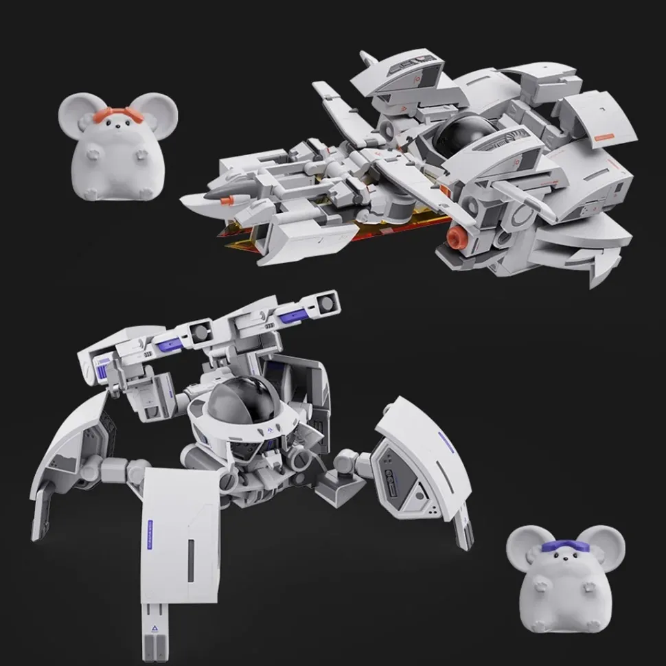 Mecha Beast in Cup Noodle Zodiac Mecha Series Rat Non-Scale Plastic Model Kit