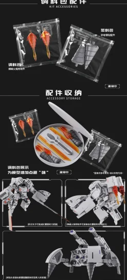 Mecha Beast in Cup Noodle Zodiac Mecha Series Rat Non-Scale Plastic Model Kit