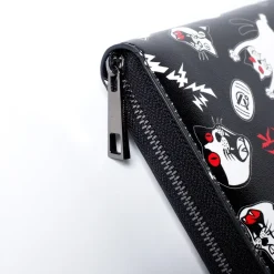 Meow Black Wallet