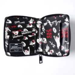 Meow Black Wallet